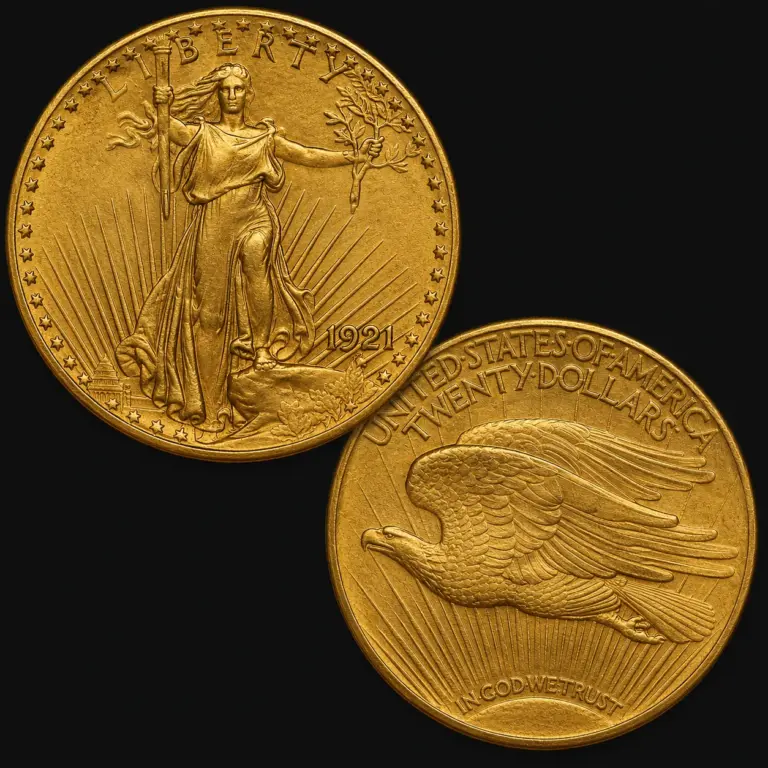 Two vintage United States gold coins